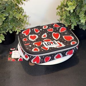 Love Brighton Heart Print Jewelry Bag